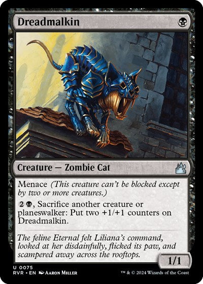 Dreadmalkin (Ravnica Remastered) Light Play Foil