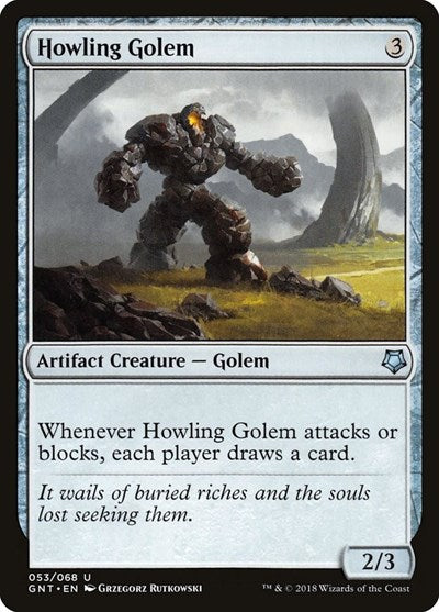 Howling Golem (Magic Game Night) Light Play