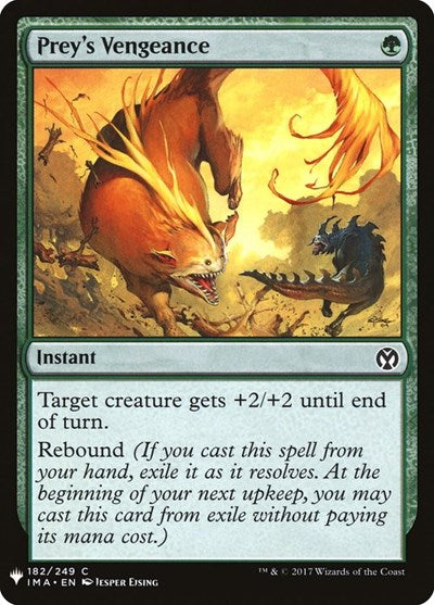 Prey's Vengeance (Mystery Booster) Near Mint