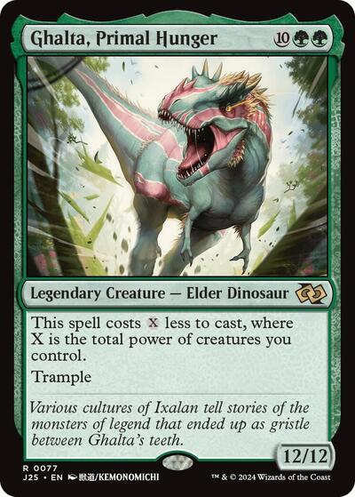 Ghalta, Primal Hunger (Anime) (Foundations Jumpstart) Light Play