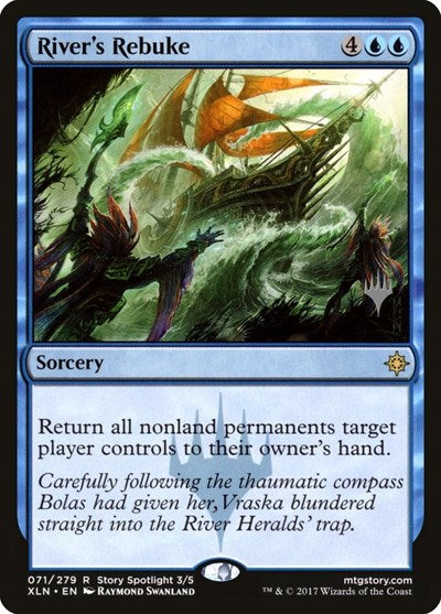 River's Rebuke (Promo Pack: Core Set 2020) Light Play Foil