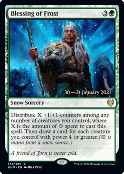 Blessing of Frost (Promos: Prerelease Cards) Near Mint Foil