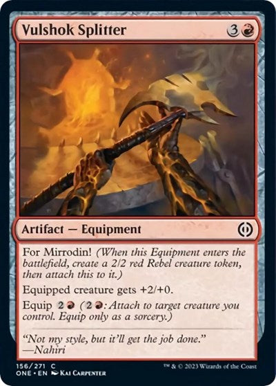 Vulshok Splitter (Phyrexia: All Will Be One) Medium Play