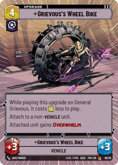 Grievous's Wheel Bike (Hyperspace) (Twilight of the Republic) Near Mint