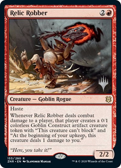 Relic Robber (Promo Pack: Zendikar Rising) Light Play