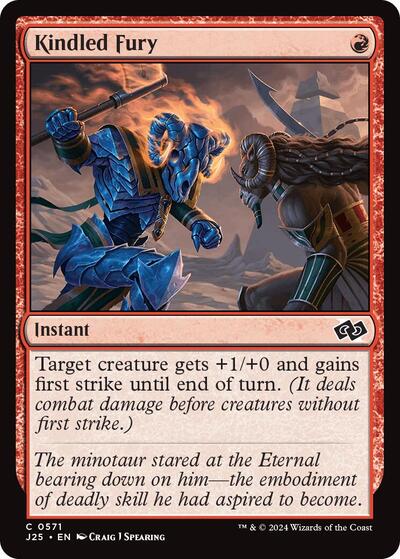 Kindled Fury (Foundations Jumpstart) Near Mint