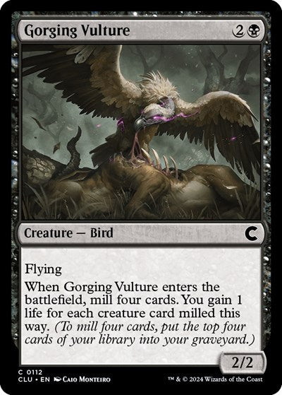 Gorging Vulture (Ravnica: Clue Edition) Medium Play