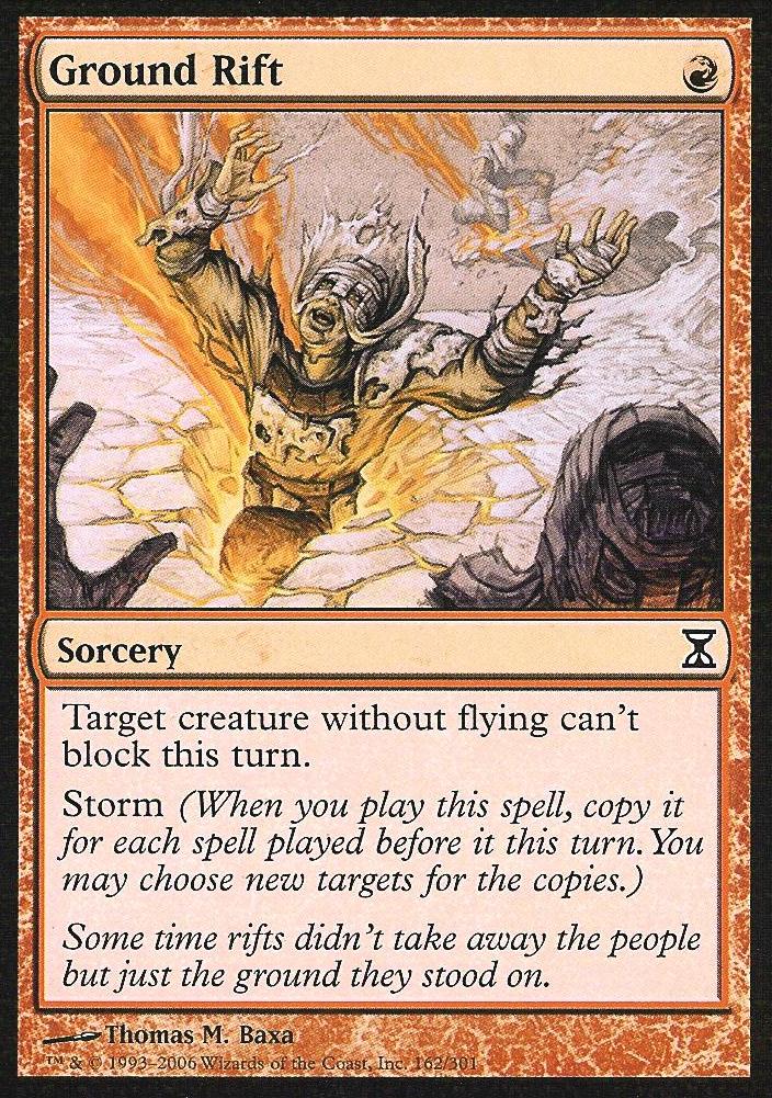 Ground Rift (Time Spiral) Medium Play Foil