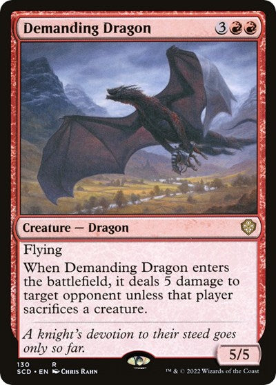 Demanding Dragon (Commander 2022 Starter Decks) Near Mint