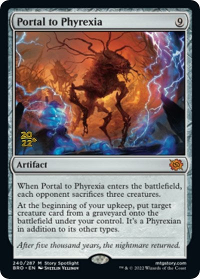Portal to Phyrexia (Promos: Prerelease Cards) Medium Play Foil