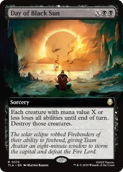 Day of Black Sun (Extended Art) (Avatar: The Last Airbender) Near Mint Foil