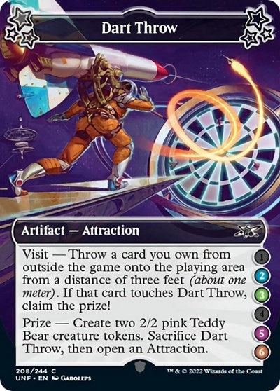 Dart Throw (2-3-5-6) (Unfinity) Light Play Foil