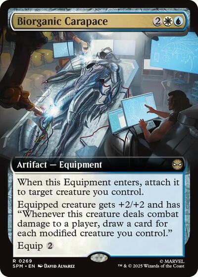 Biorganic Carapace (Extended Art) (Marvel's Spider-Man) Near Mint Foil