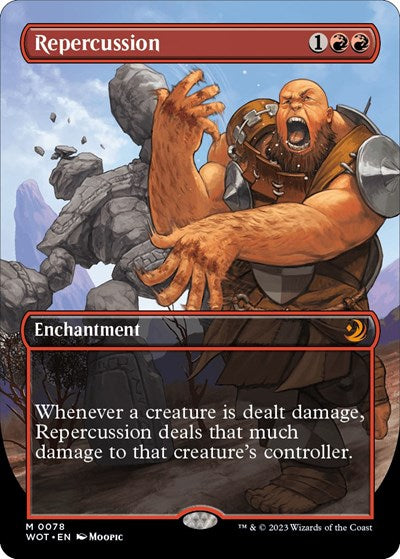 Repercussion (Anime Borderless) (Wilds of Eldraine: Enchanting Tales) Near Mint
