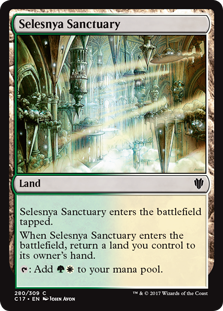 Selesnya Sanctuary (Commander 2017) Light Play