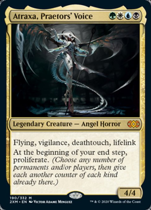 Atraxa, Praetors' Voice (Double Masters) Medium Play
