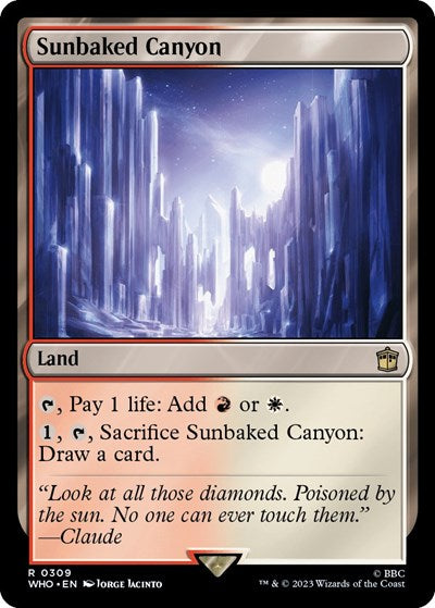 Sunbaked Canyon (Universes Beyond: Doctor Who) Light Play