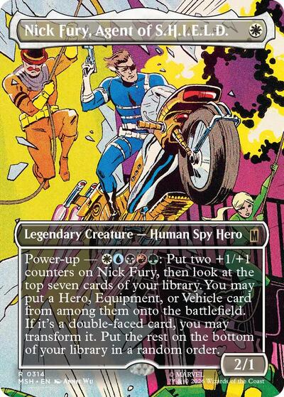 Nick Fury, Agent of S.H.I.E.L.D. (Borderless) (Marvel Super Heroes) Near Mint