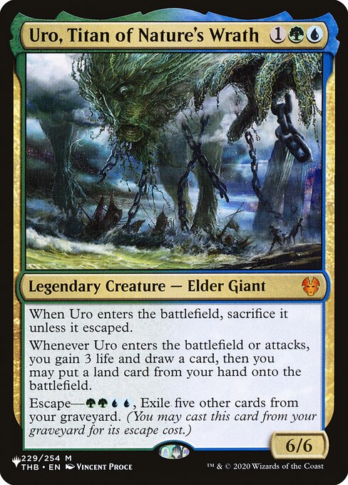 Uro, Titan of Nature's Wrath (The List) Light Play