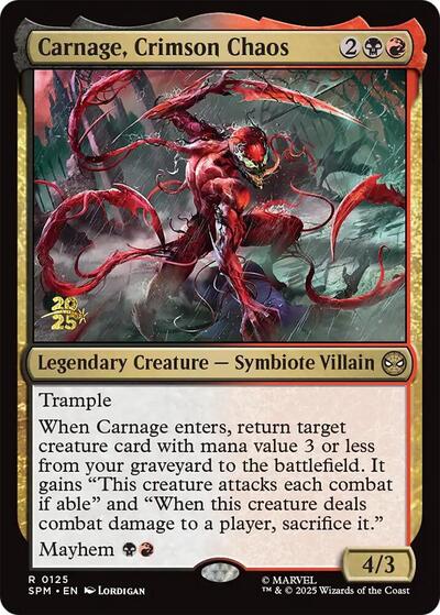 Carnage, Crimson Chaos (Promos: Prerelease Cards) Near Mint Foil