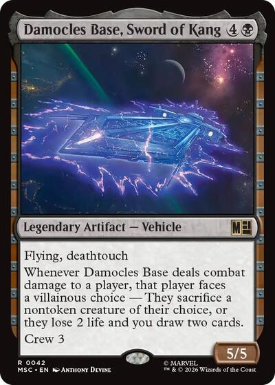 Damocles Base, Sword of Kang (Commander: Marvel Super Heroes) Near Mint