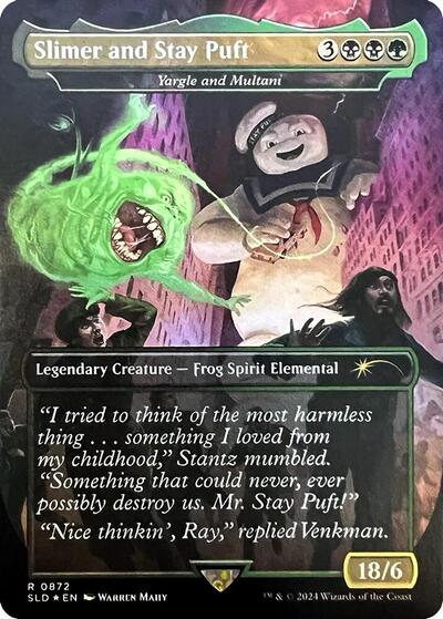Slimer and Stay Puft - Yargle and Multani (Secret Lair) Near Mint