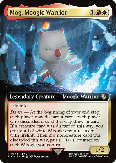 Mog, Moogle Warrior (Extended Art) (Commander: FINAL FANTASY) Light Play Foil
