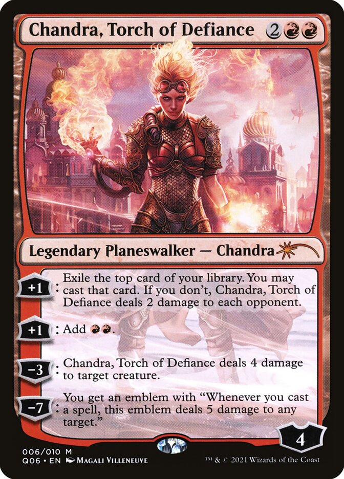 Chandra Torch of Defiance (Promos: Unique and Miscellaneous) Near Mint