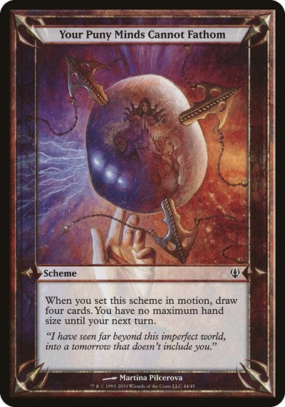 Your Puny Minds Cannot Fathom (Archenemy) (Oversize Cards) Near Mint