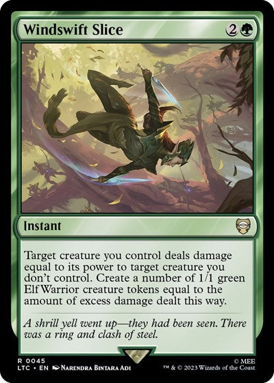 Windswift Slice (Commander: The Lord of the Rings: Tales of Middle-earth) Light Play