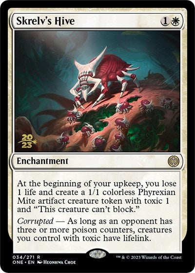 Skrelv's Hive (Promos: Prerelease Cards) Light Play Foil