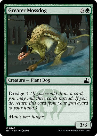 Greater Mossdog (Ravnica Remastered) Light Play Foil