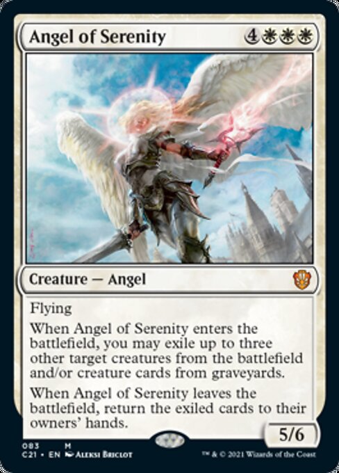 Angel of Serenity (Commander 2021 Strixhaven) Medium Play