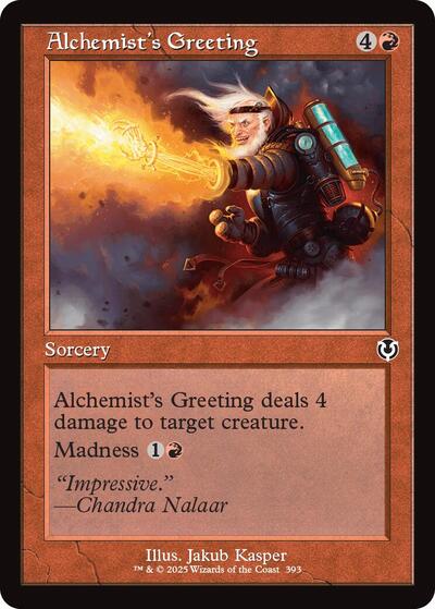 Alchemist's Greeting (Retro Frame) (Innistrad Remastered) Light Play