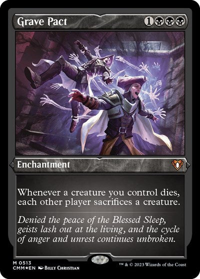 Grave Pact (Foil Etched) (Commander Masters) Near Mint Foil