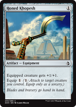Honed Khopesh (Amonkhet) Near Mint Foil