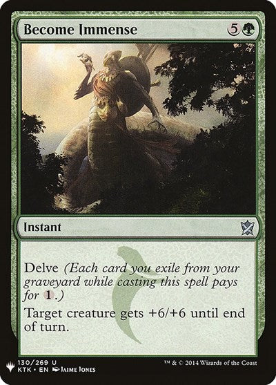 Become Immense (Mystery Booster) Medium Play