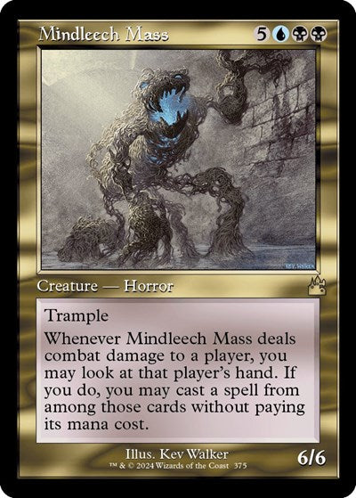 Mindleech Mass (Retro Frame) (Ravnica Remastered) Light Play