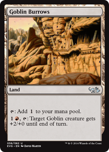 Goblin Burrows (Duel Decks Anthology: Elves vs Goblins) Medium Play