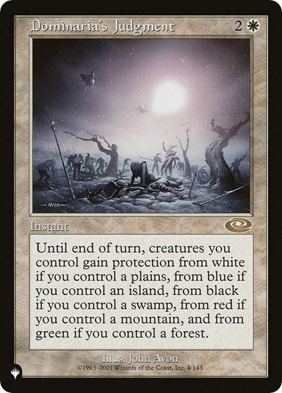 Dominaria's Judgment (The List) Medium Play