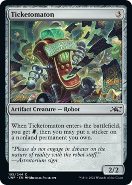 Ticketomaton (Unfinity) Medium Play Foil