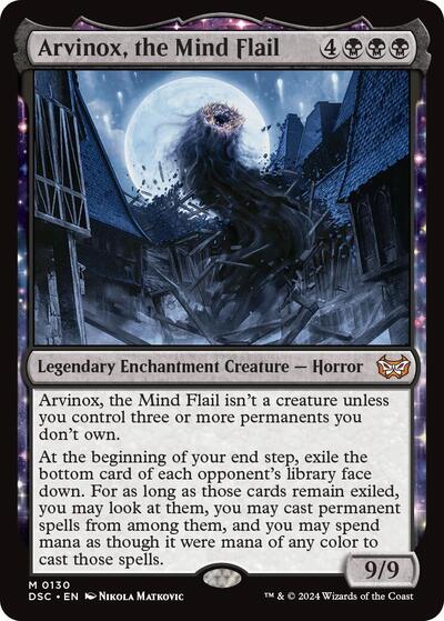 Arvinox, the Mind Flail (Commander: Duskmourn: House of Horror) Medium Play