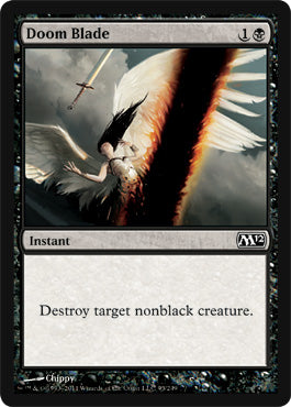 Doom Blade (Magic 2012 Core Set) Light Play Foil