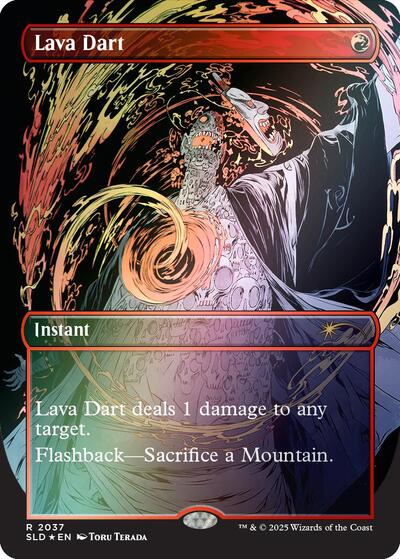 Lava Dart (Rainbow Foil) (Secret Lair) Near Mint Foil