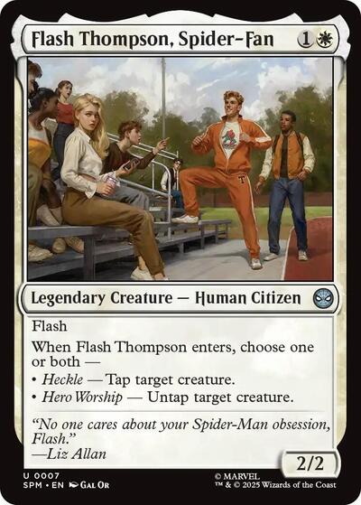 Flash Thompson, Spider-Fan (Marvel's Spider-Man) Near Mint Foil