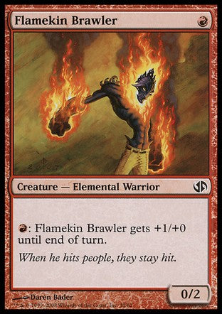 Flamekin Brawler (Duel Decks: Jace vs Chandra) Medium Play