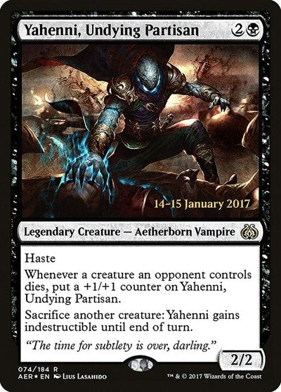 Yahenni, Undying Partisan (Promos: Prerelease Cards) Medium Play Foil