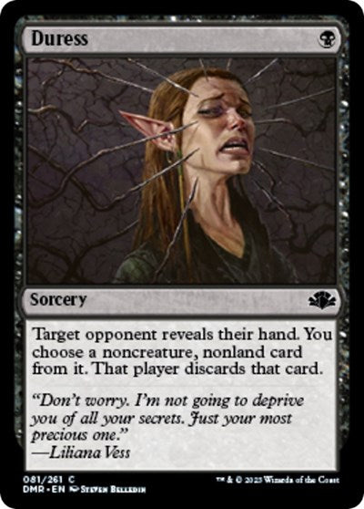 Duress (Dominaria Remastered) Light Play Foil