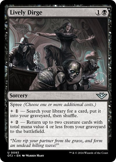 Lively Dirge (Outlaws of Thunder Junction) Medium Play