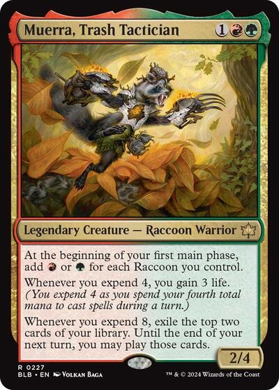 Muerra, Trash Tactician (Bloomburrow) Near Mint Foil